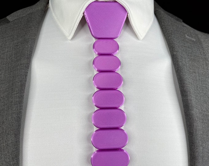 3D Printed Tie | PURPLE - Modern Series | Unique Neckties