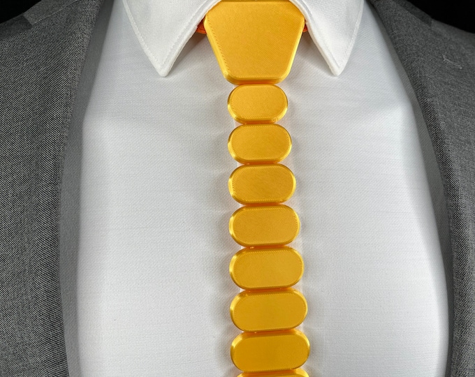 3D Printed Tie | AMBER - Modern Series | Unique Neckties