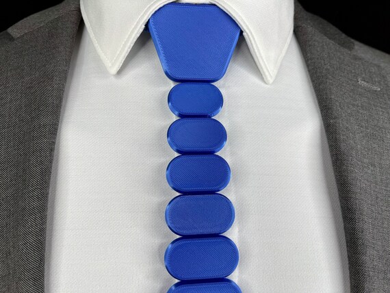 3D Printed Tie | BLUE - Classic Series | Unique Neckties