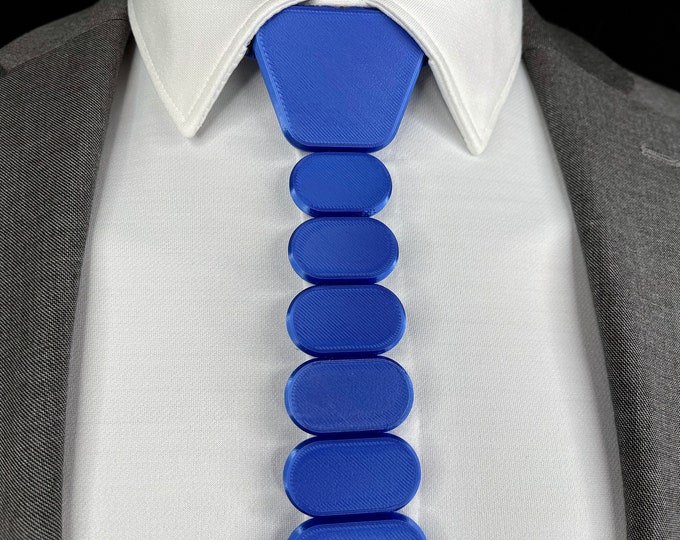 3D Printed Tie | BLUE - Modern Series | Unique Neckties