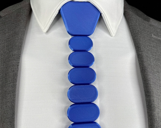 3D Printed Tie | BLUE - Modern Series | Unique Neckties