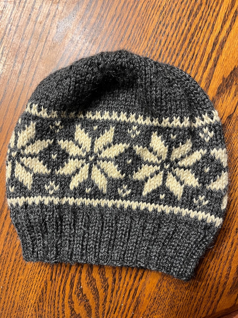 Nordic Star Hat Knitting Pattern - Etsy