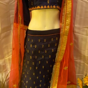 Small blouse lehnga