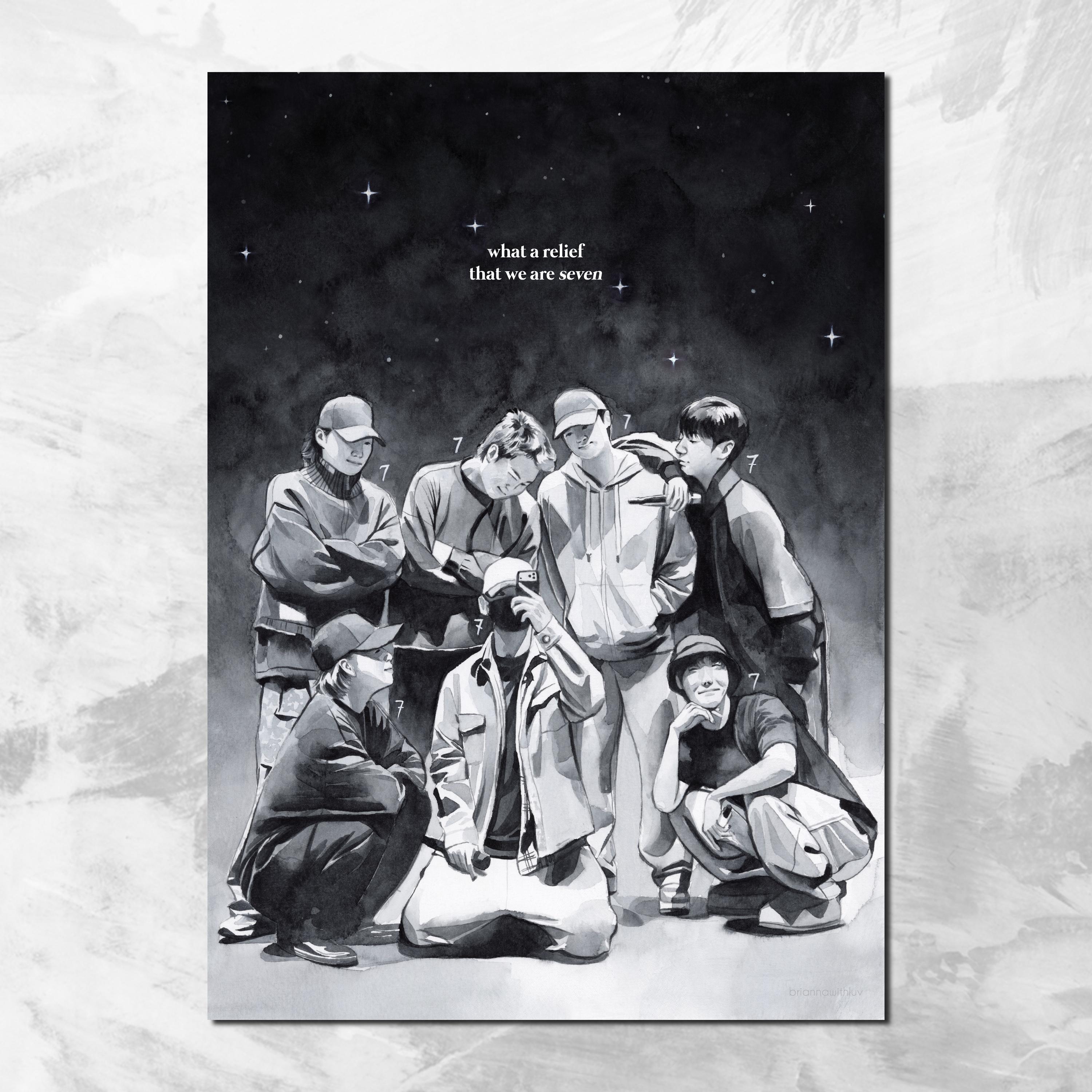 Bts Picture Frame - Etsy