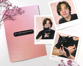 Yoongi Watercolor Mini Art Print Set