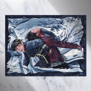 Jungkook und Taehyung Aquarell Kunstdruck
