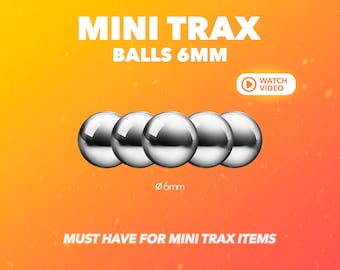 Mini Trax - Exclusief - Mini Trax-ballen Ballen van 6 mm formaat