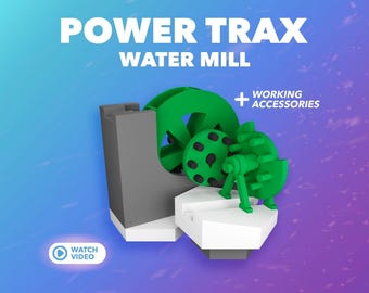 Molino de agua compatible con Gravitrax y accesorios de trabajo