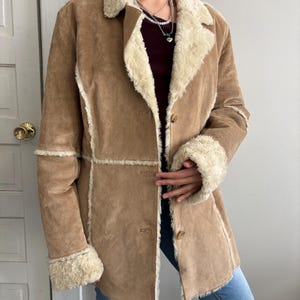 Y2k 'leather Works' Patchwork Suede Jacket / Small - Etsy