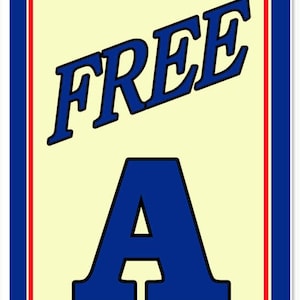 Vintage Style &quot; Free Air&quot; Service-Station Metal Sign for your Garage or Man Cave