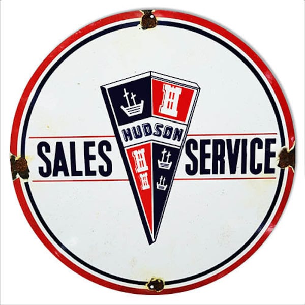 Hudson Car Sign Etsy