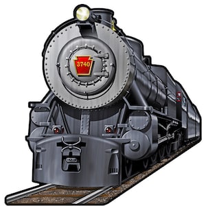 Vintage Style &quot; Big Boy Steam Train - Locomotive &quot; Railroad Laser Cut Metal Sign