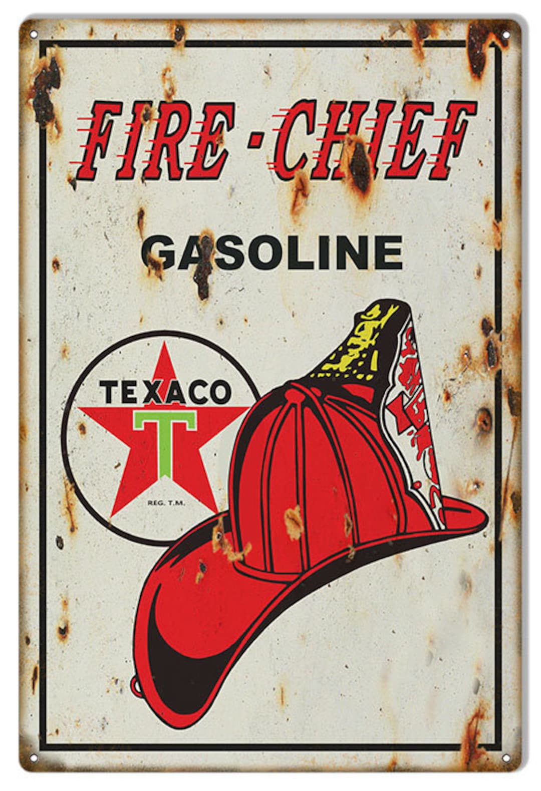 ビンテージ TEXACO FIRE-CHIEF ダストボックス ゴミ箱 Texaco Fire Chief Hat With Box Used | eBay