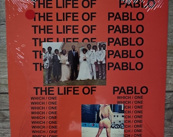 Kanye West The Life Of Pablo LP レコード Kanye West , the Life of Pablo , Vinyl LP Record Framed and Ready
