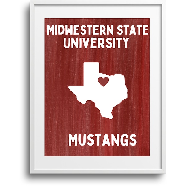 Midwestern State University Digital Print