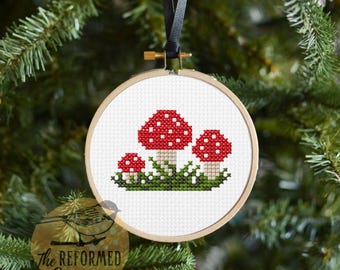 Mini Mushrooms Stitch Pattern