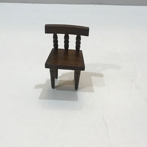 Dollhouse Vintage Wooden Chair