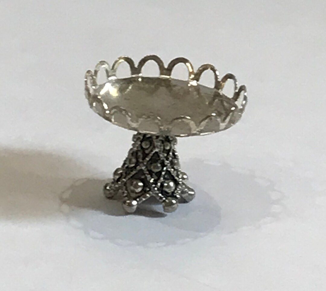 Dollhouse Tiny Cake Plate Decor Etsy