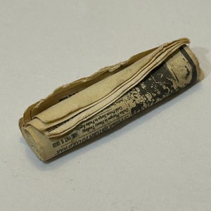 Dollhouse Miniature Newspaper Decor Mini Prop