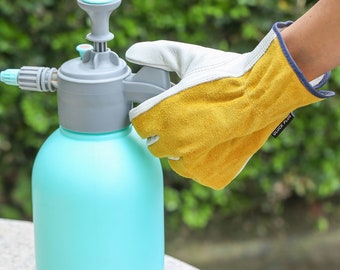 Guantes de jardinería a prueba de espinas, guantes resistentes, guantes de  cuero para jardín, patio, mecánico, soldadura, trabajo de seguridad