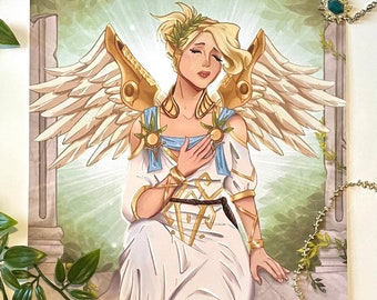 Mercy (Overwatch) | Winged Victory | Art Print 8x10 in