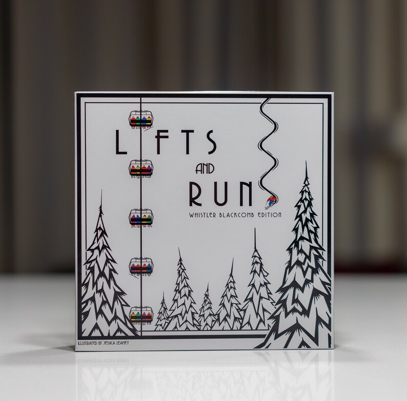 Lifts & Runs WHISTLER EDITION Board Game Etsy UK