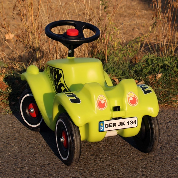 Bobbycar Nummernschild / Kennzeichen / Namensschild / Personalisierung / bobby car / Auto / Kinderauto / Kinder / Geschenk / 3D-Druck