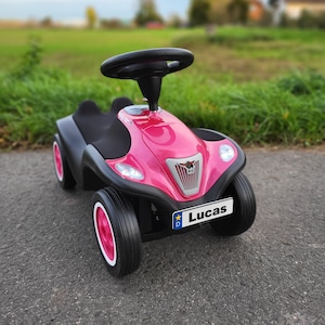 Bobbycar Next Generation license plate / license plate / name plate / personalization / bobby car / car / children&#39;s car / children / gift
