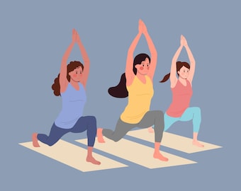 Libera a tu guerrero interior: Hoja informativa y diagrama de flujo de yoga de la rutina de yoga El guerrero danzante