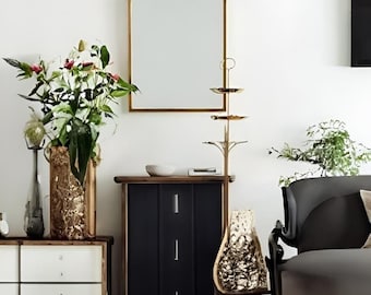 Irregular Italian Wall Mirror, Asymmetrical Aesthetic Deco
