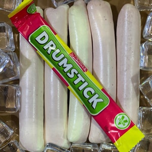 Drumstick Original Raspberry and Milk Chew Bar - Vegan, Vegetarian & Halal