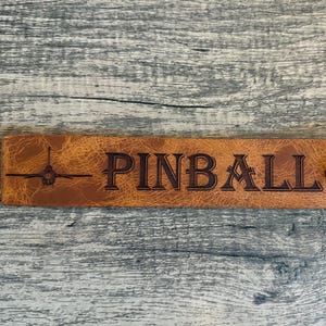 Custom Leather Luggage Tag. Your name and logo in leather!