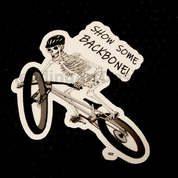 Biker Skeleton Sticker Etsy