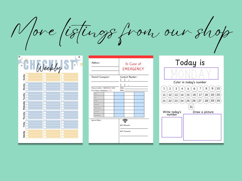 Kids Chore Chart Printable: Dinosaur & Princess Themes (editable Canva ...