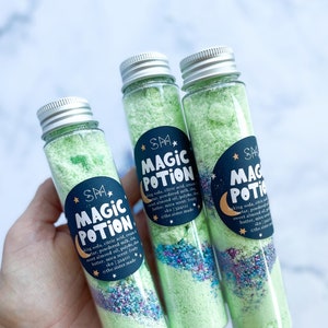 Polvo de baño de poción mágica