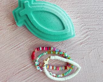 Bomba de baño Christian Fish - ¡con pulsera en el interior!