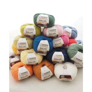 Babysoft wol 50 gram - diverse kleuren