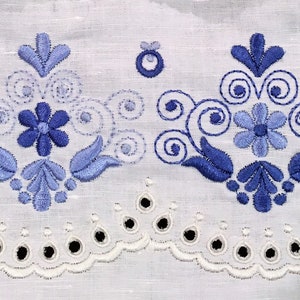 German Vintage Lace (Eyelets Historical Digital Embroidery Design)