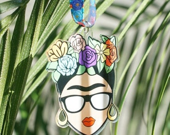 Siempre Frida Ornament - Acrylic Christmas Ornament