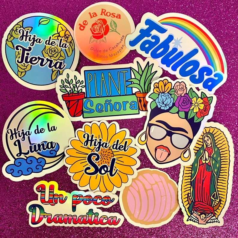 La Hija De La Sticker Pack - Frida, Virgen, Mazapán (10-piece) - Etsy