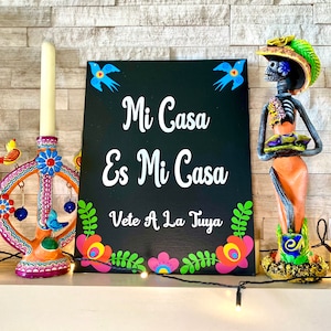 Mi Casa Es Mi Casa - Layered Vinyl Wall Art