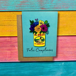 Flores El Pato Greeting Card