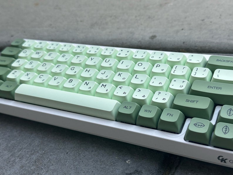 Thocky Matcha 65 Custom Keyboard Etsy