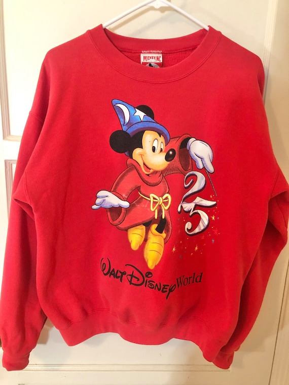 Walt Disney World Vintage 25th Anniversary Sweatsh