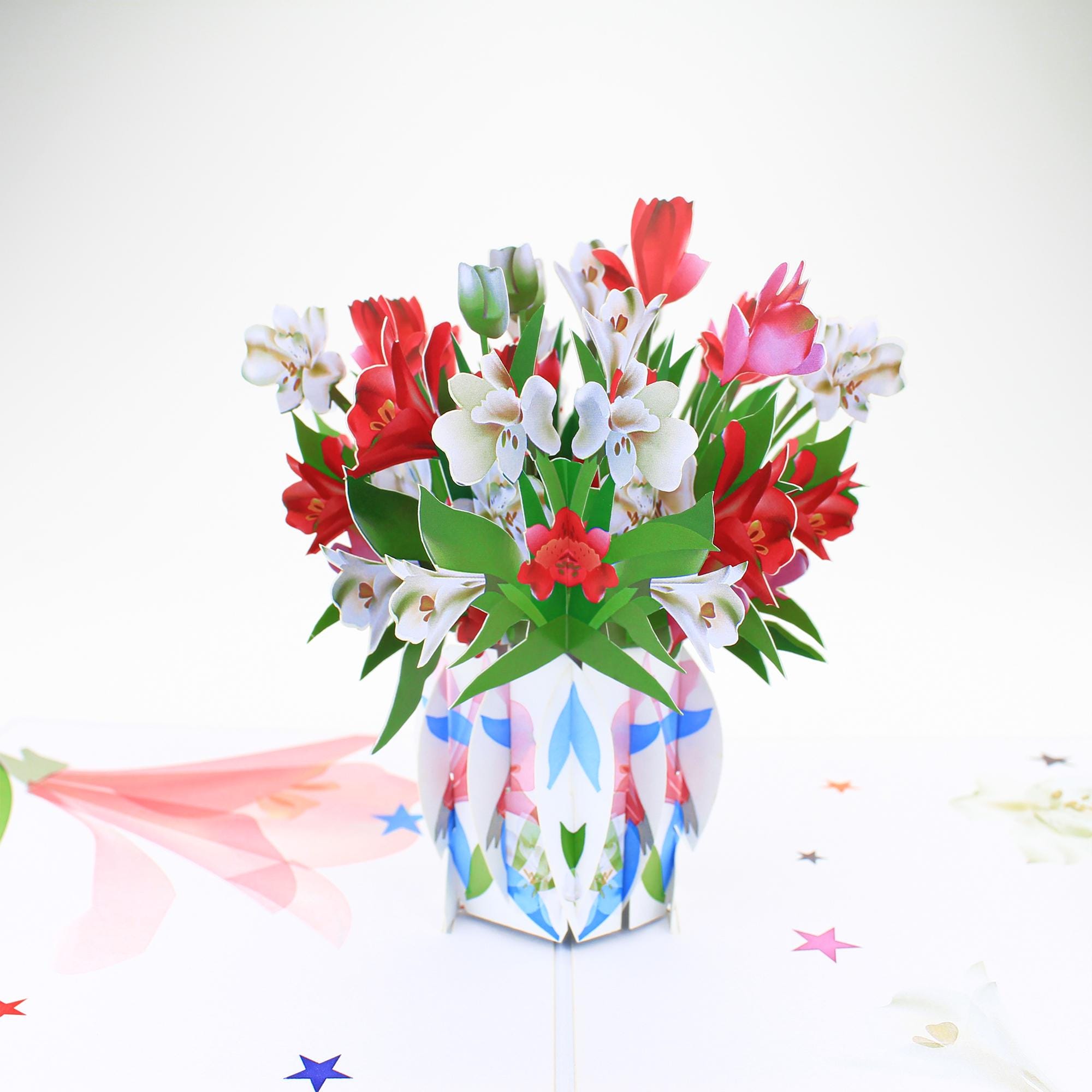 Lily Flower Pop up Card - Etsy