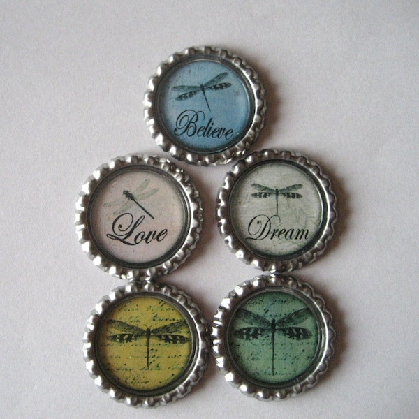 Dragonfly Bottle Etsy