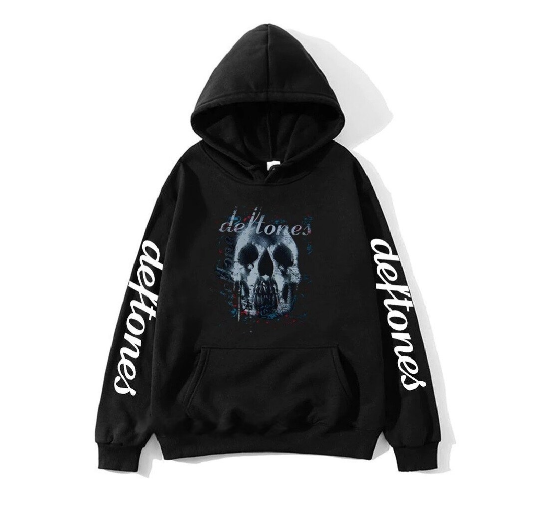 Deftones Skull Nu Metal Band Unisex Pullover Hoodie Men Women Etsy