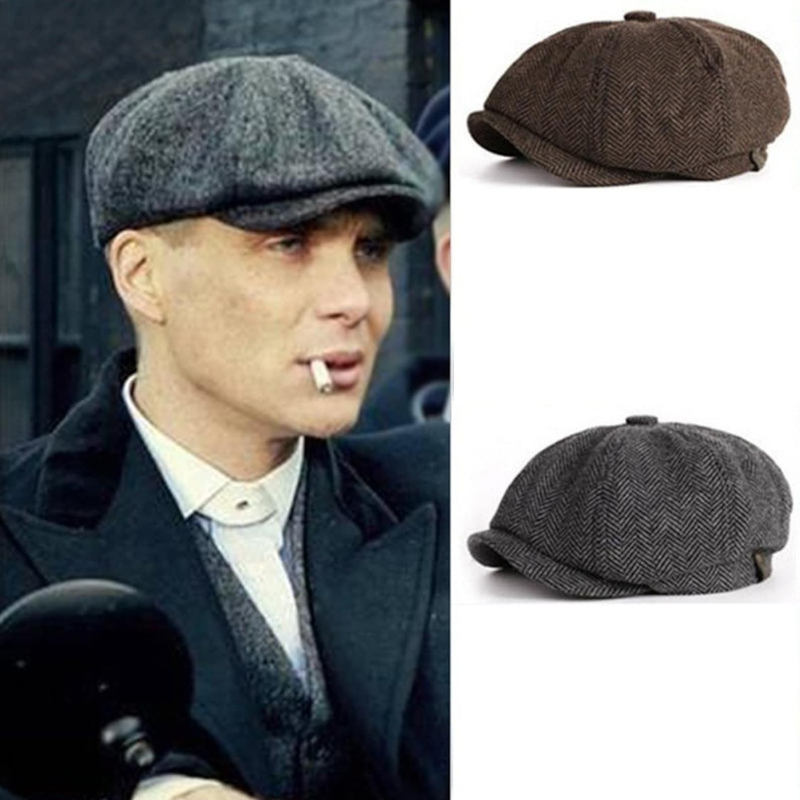 Peaky Blinders Hat Thomas Shelby Beret Etsy UK