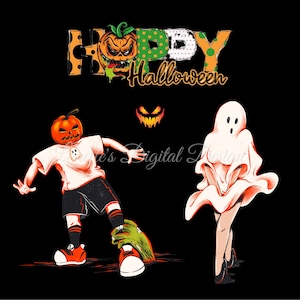 Happy Halloween, Comic, Costumes, Cute, Instant Download, PNG, Digital File, 20oz Skinny Tumbler Wrap