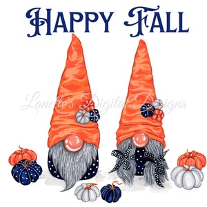 Shirt Decal, Happy Fall Gnomes, Instant Download, PNG, Digital File